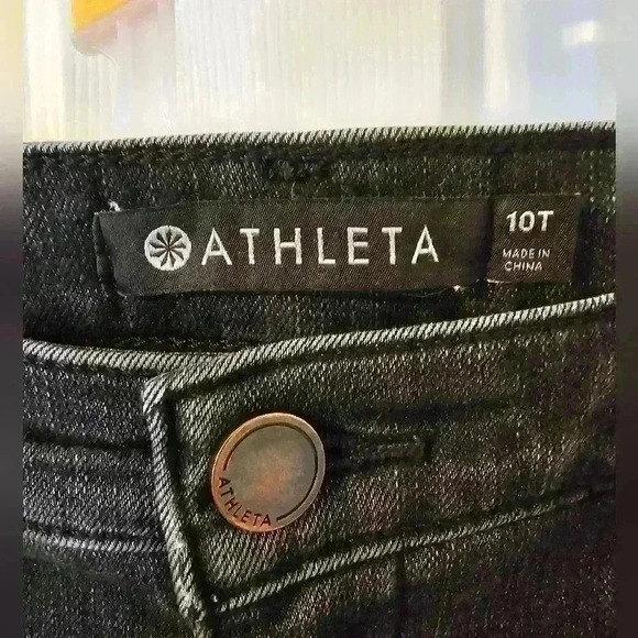 Athleta Sculptek Ultra Skinny Jean Carbon Wash SIZE 10T - Picture 2 of 3